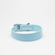 Collare per Cane Sottile Baby Blue Croco