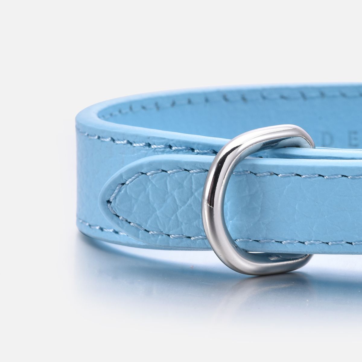 Collare per Cani Sottile Azzurro Pastello