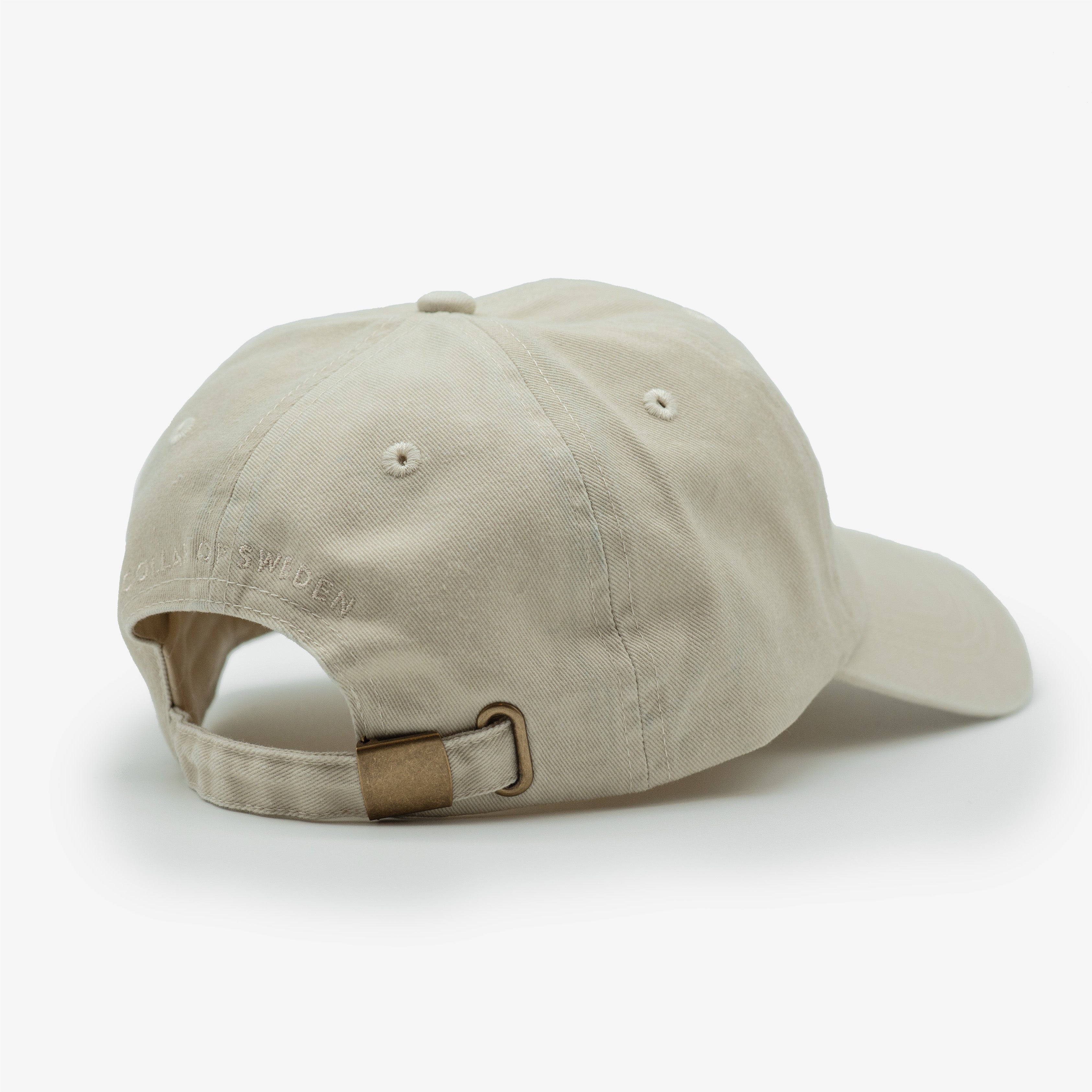 Cappellino in Denim Beige - Dogs & Wine Make Everything Fine