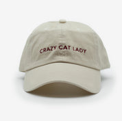 Cappello in denim beige - Crazy Cat Lady