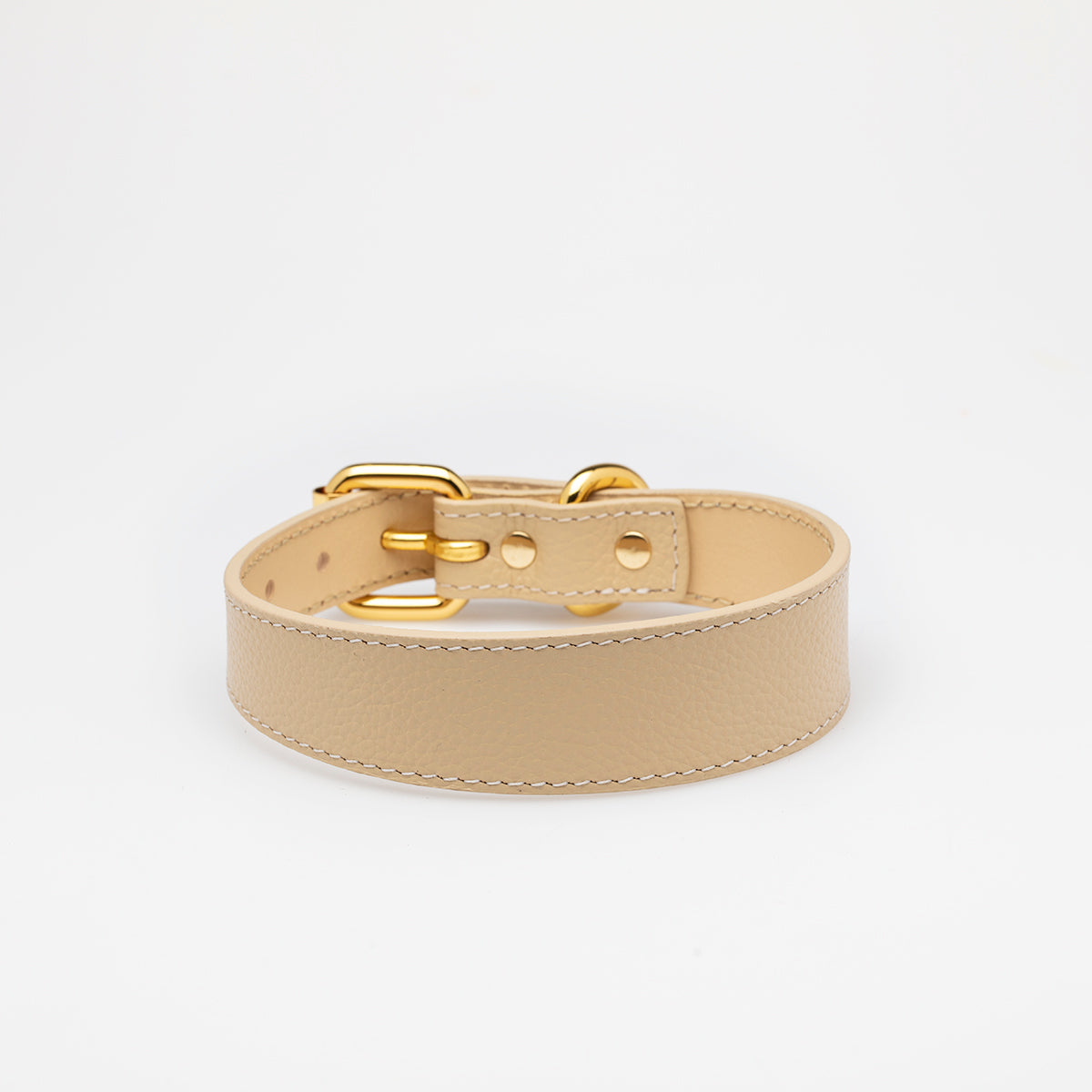 Collare per Cani Beige Sottile