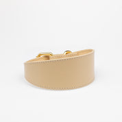 Collare Largo per Cani Beige