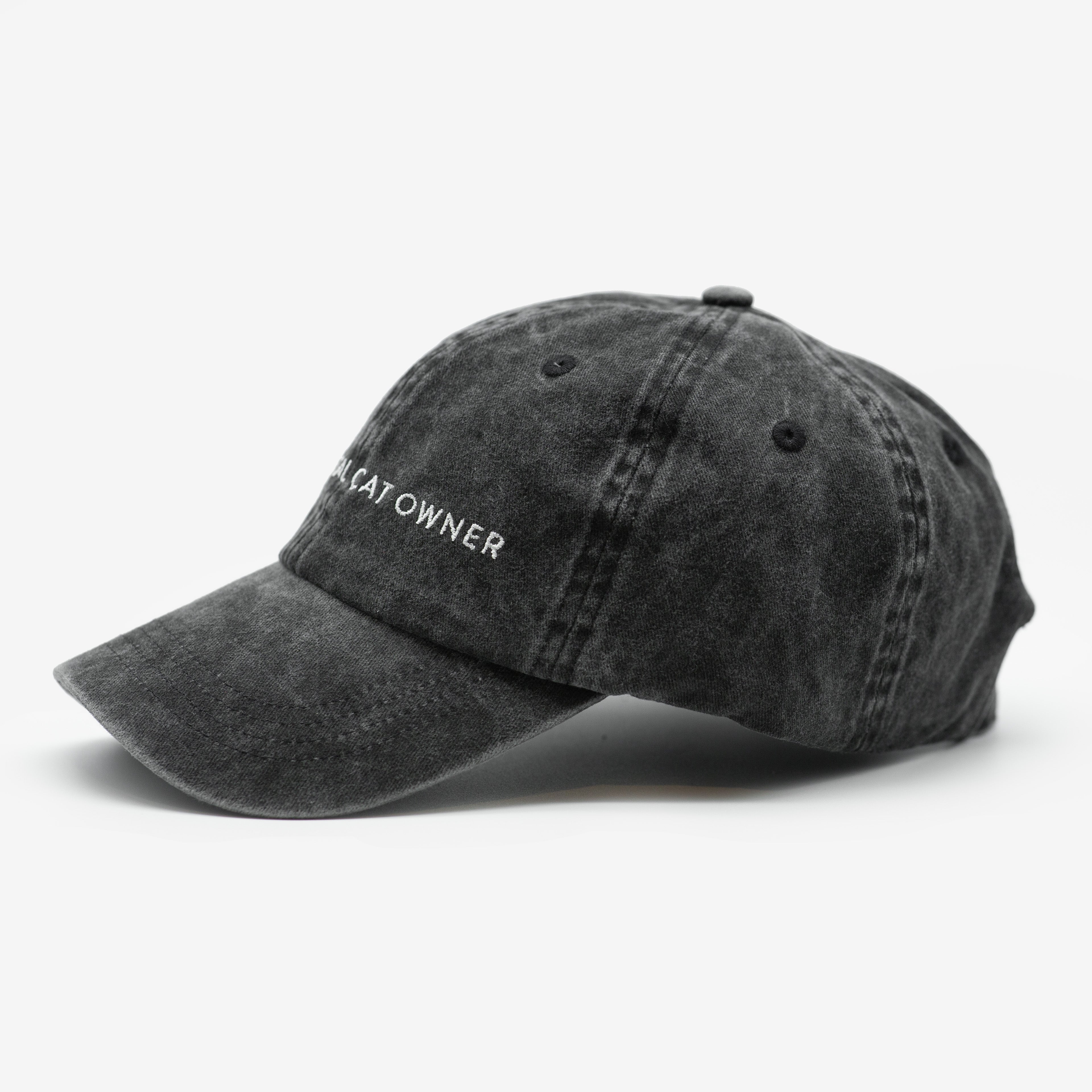 Cappello in denim nero - Anti-Social Cat Owner