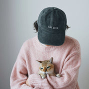 Cappello in Denim Nero - Mamma Gatto 