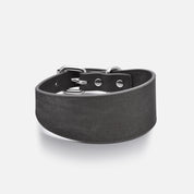 Collare per cani in denim nero largo