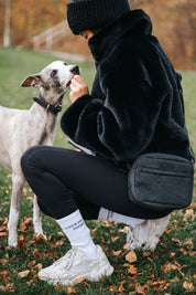 Guinzaglio per cani in denim nero