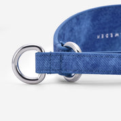 Martingala Larga in Denim Blu per Cani