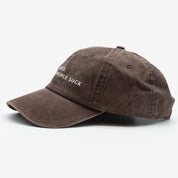 Cappello in denim marrone - Dogs. Because People Suck