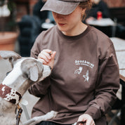 Brown Long Sleeve - Dogs & Wine Make Everything Fine