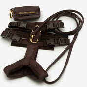 Imbracatura a Y Marrone Scuro XS