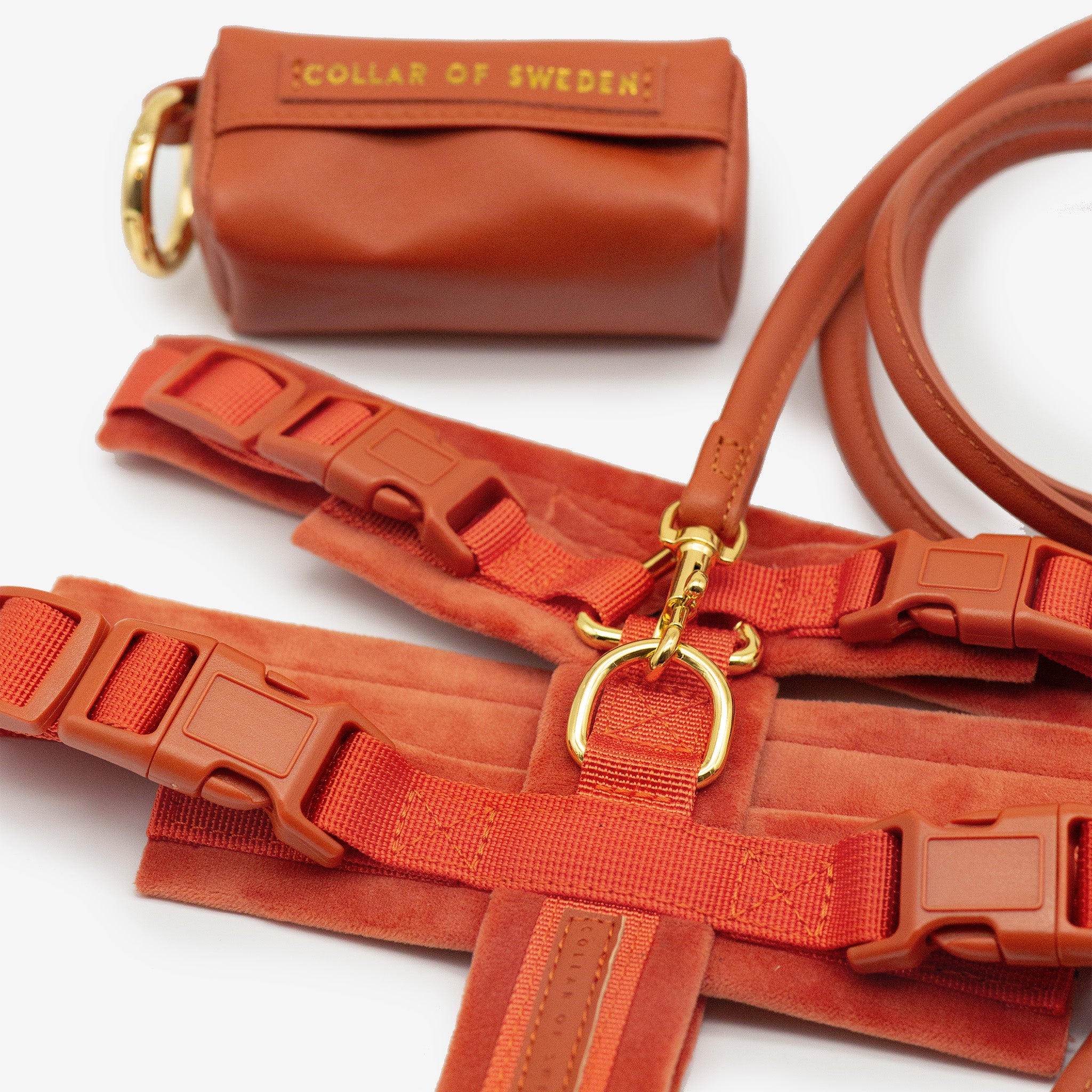 Imbracatura a Y cognac XS