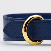 Collare per Cani Sottile Blu Scuro