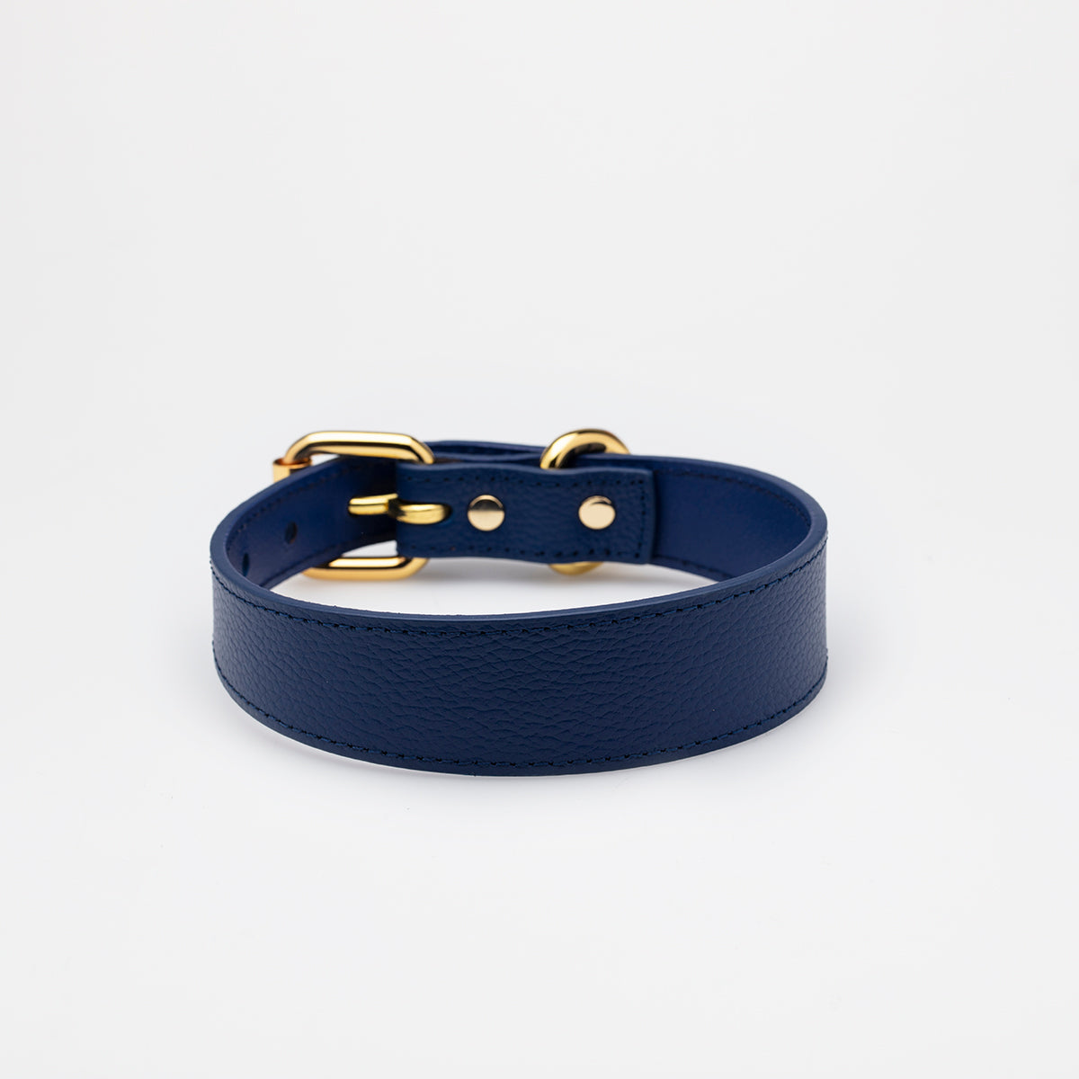 Collare per Cani Sottile Blu Scuro