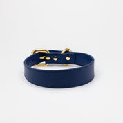 Collare per Cani Sottile Blu Scuro