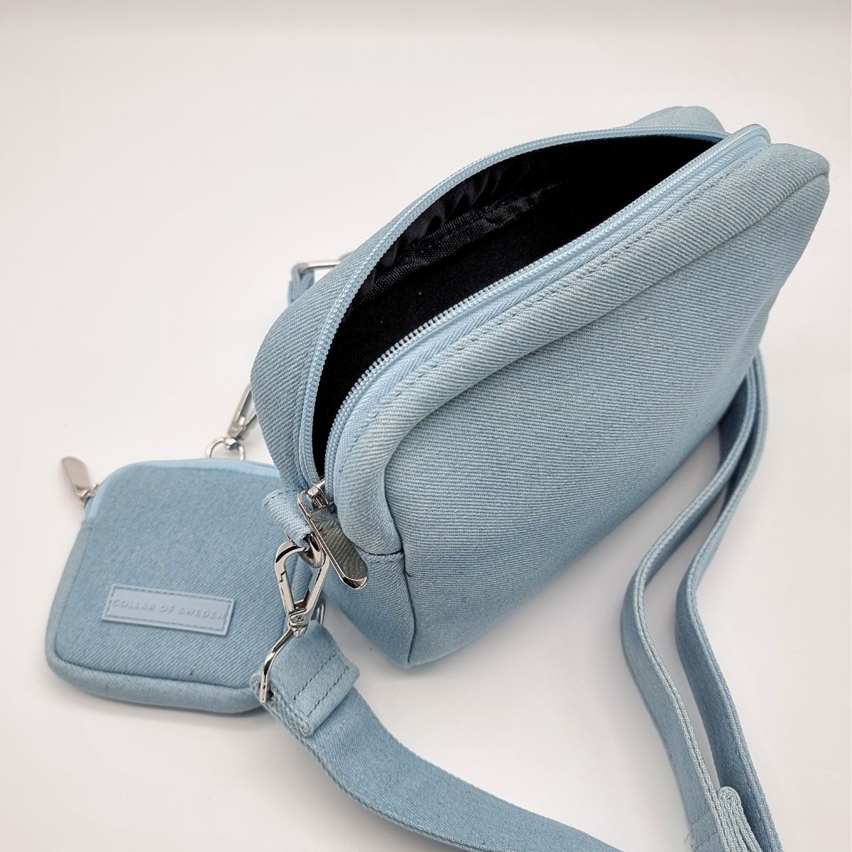 Borsa da Passeggio per Cani in Denim - a Tracolla