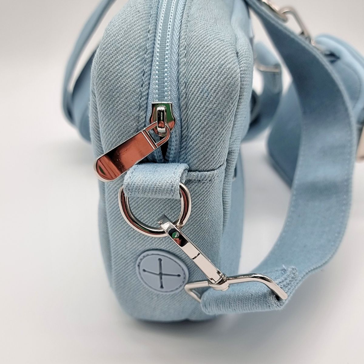 Borsa da Passeggio per Cani in Denim - a Tracolla