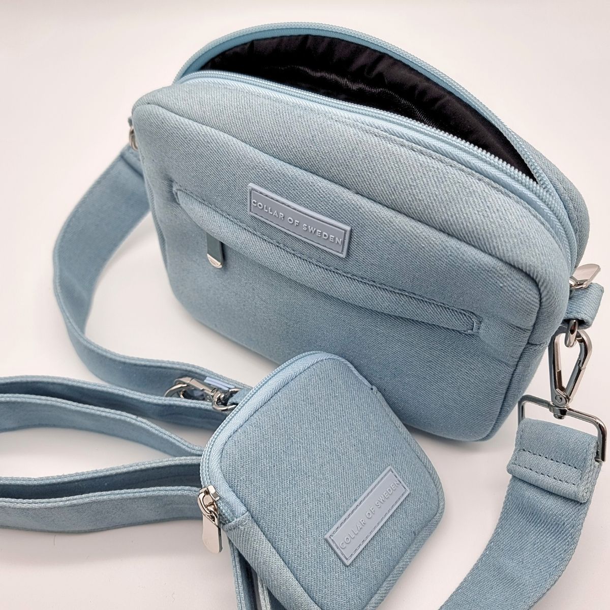 Borsa da Passeggio per Cani in Denim - a Tracolla