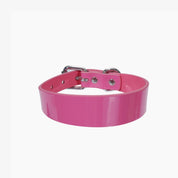 Collare per Cane Sottile Rosa Lucido
