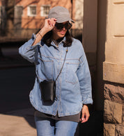 Cappellino in denim grigio - Dogs & Wine Make Everything Fine 