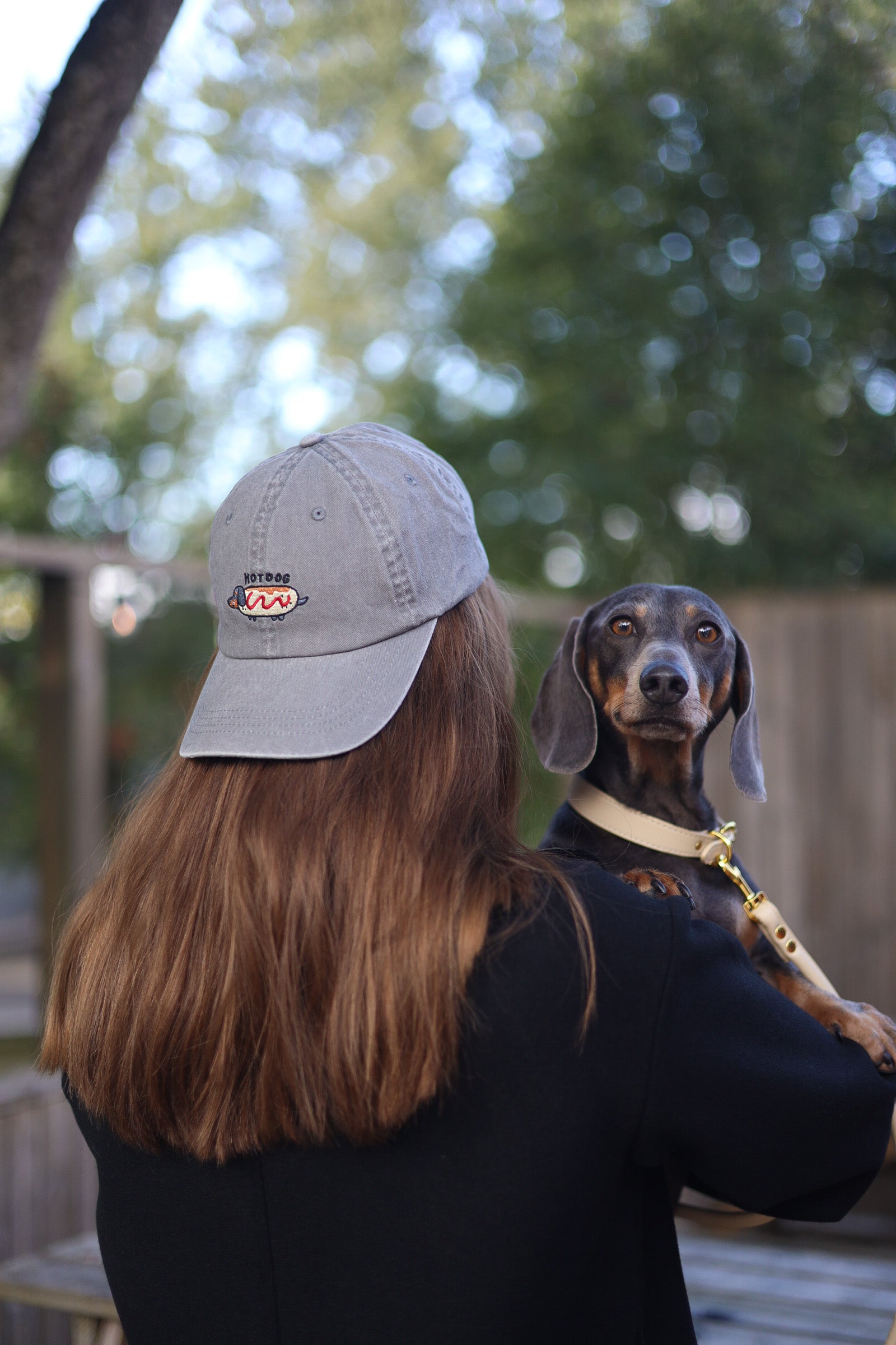 Cappellino in Denim Grigio - Hot Dog