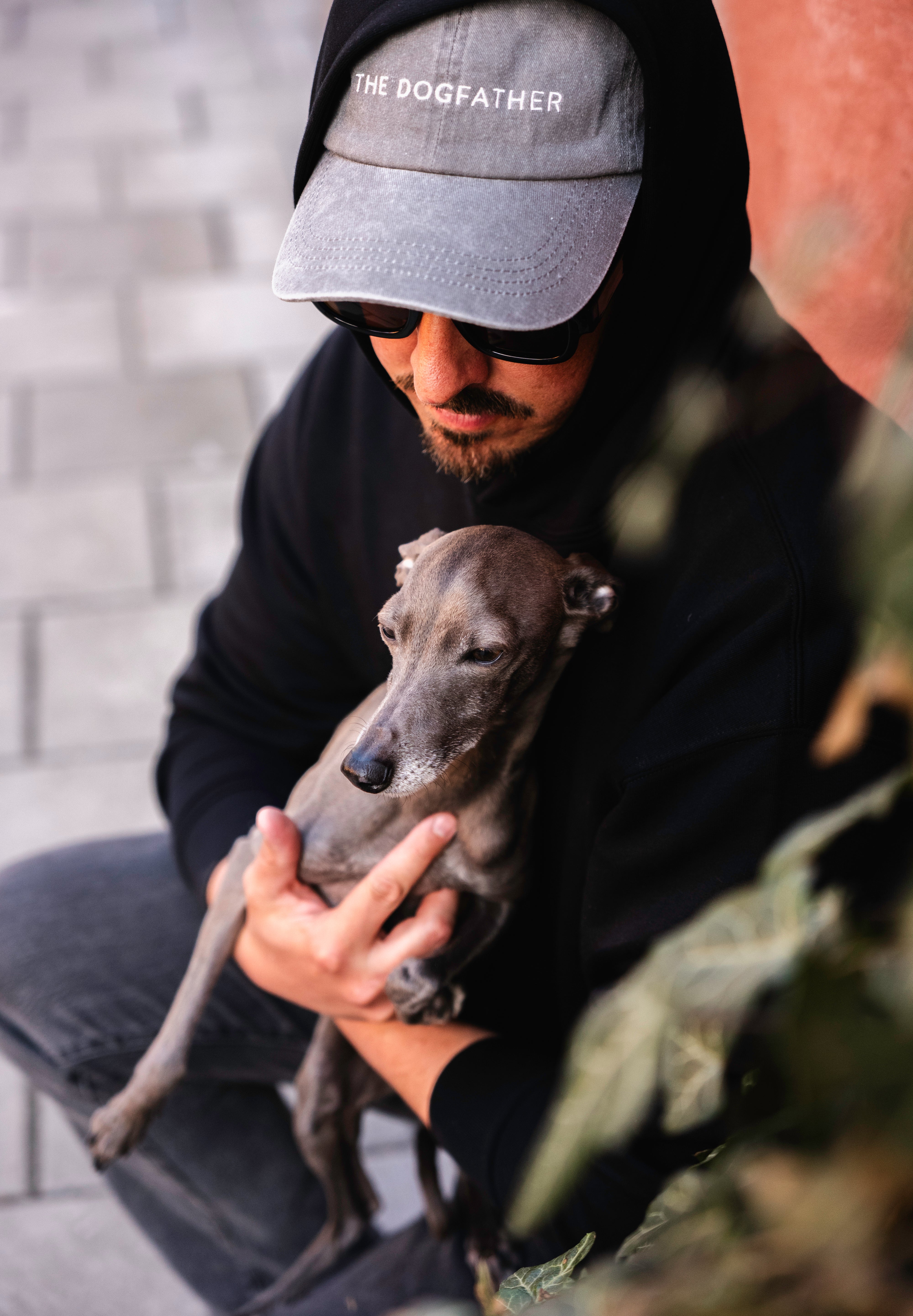 Cappellino in denim grigio - The Dogfather 