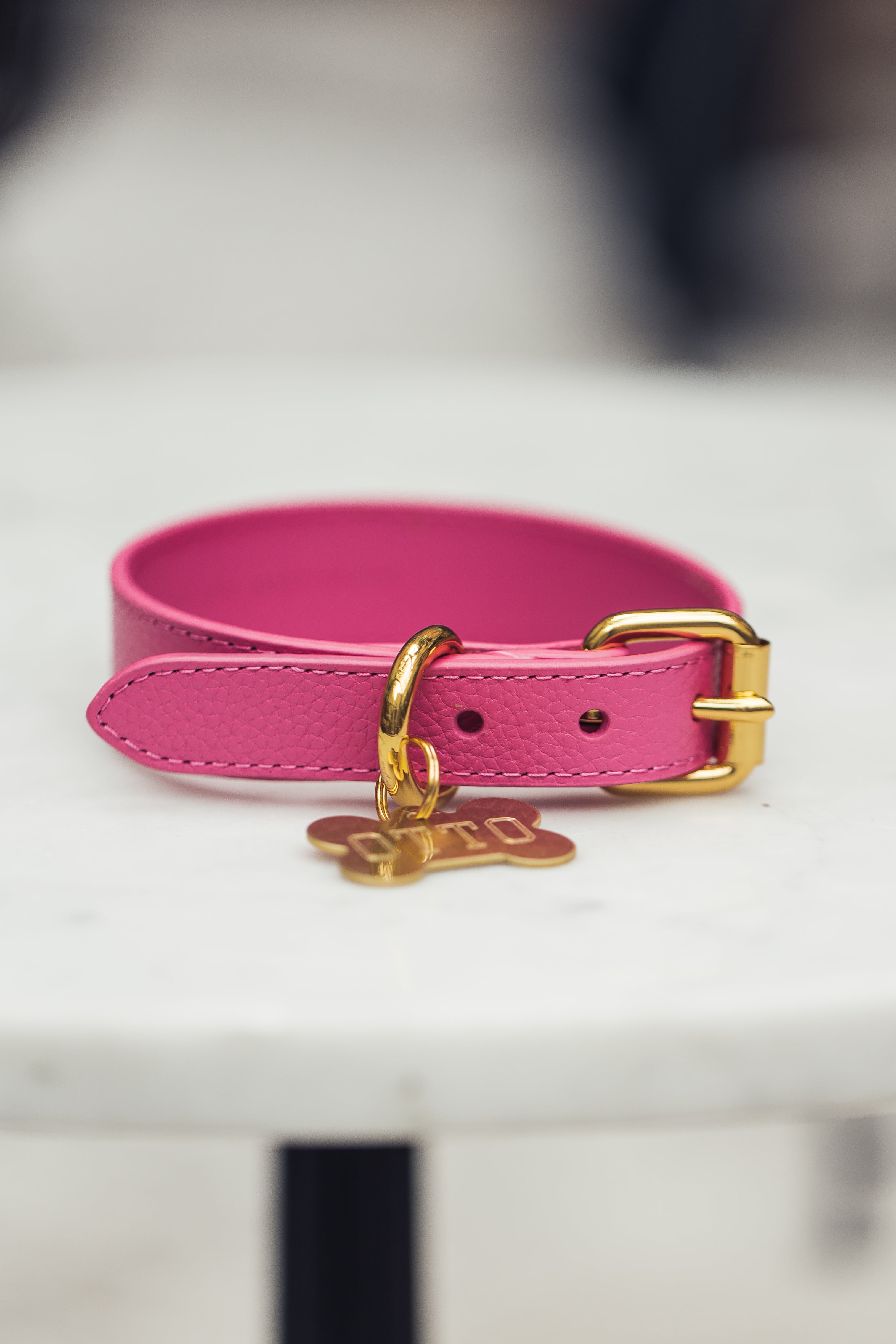 Collare per Cani Rosa Accesso Sottile