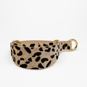 Collare Martingale Largo con Motivo Leopardo