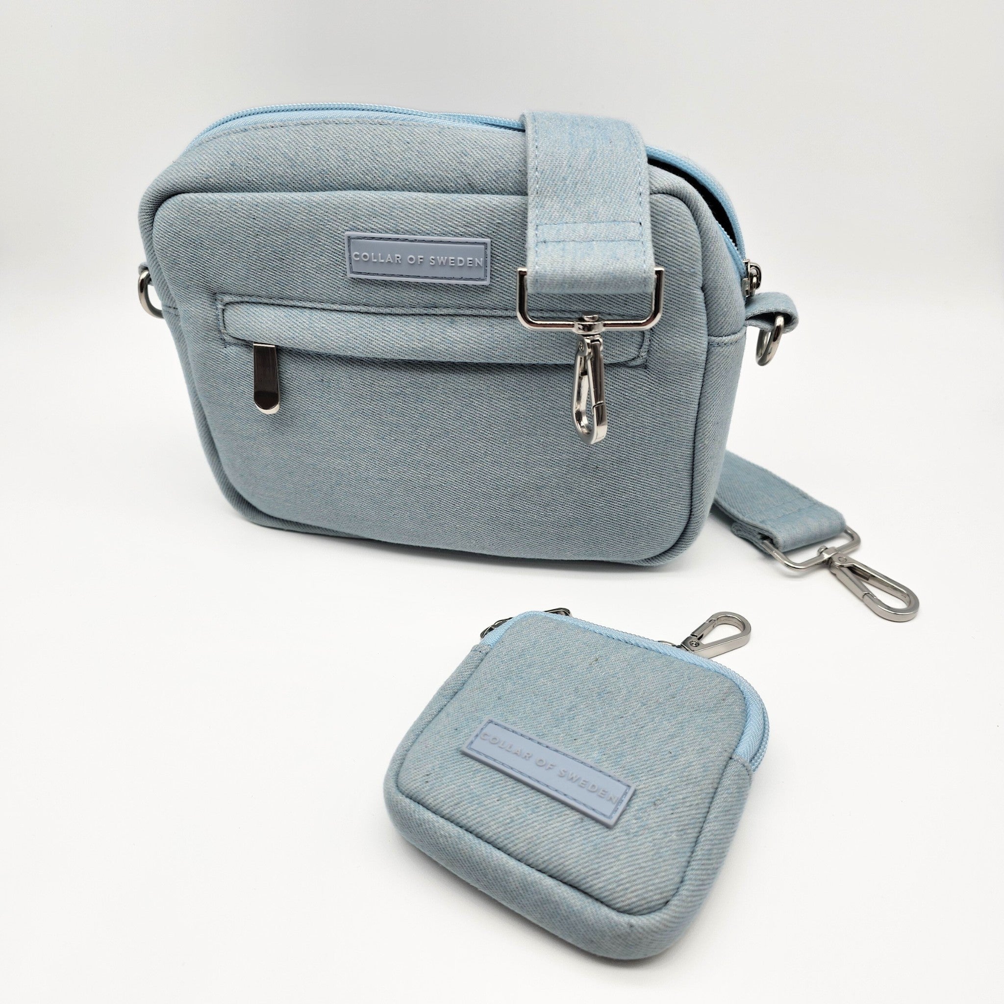 Borsa da Passeggio per Cani in Denim - a Tracolla