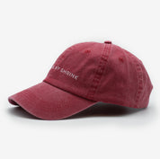 Cappello di jeans rosso - My Cat Is My Shrink
