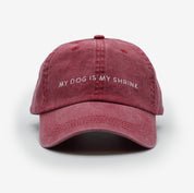 Cappello di jeans rosso - My Dog Is My Shrink