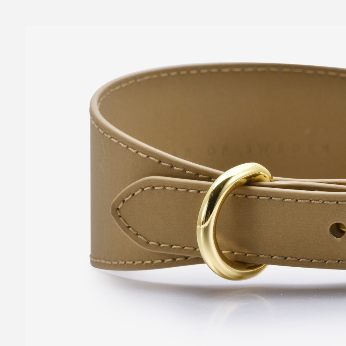 Collare Riflettente Bronzo Largo per Cani