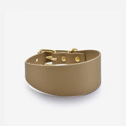 Collare Riflettente Bronzo Largo per Cani