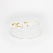 Collare per Cani Larghe Bianco Croco